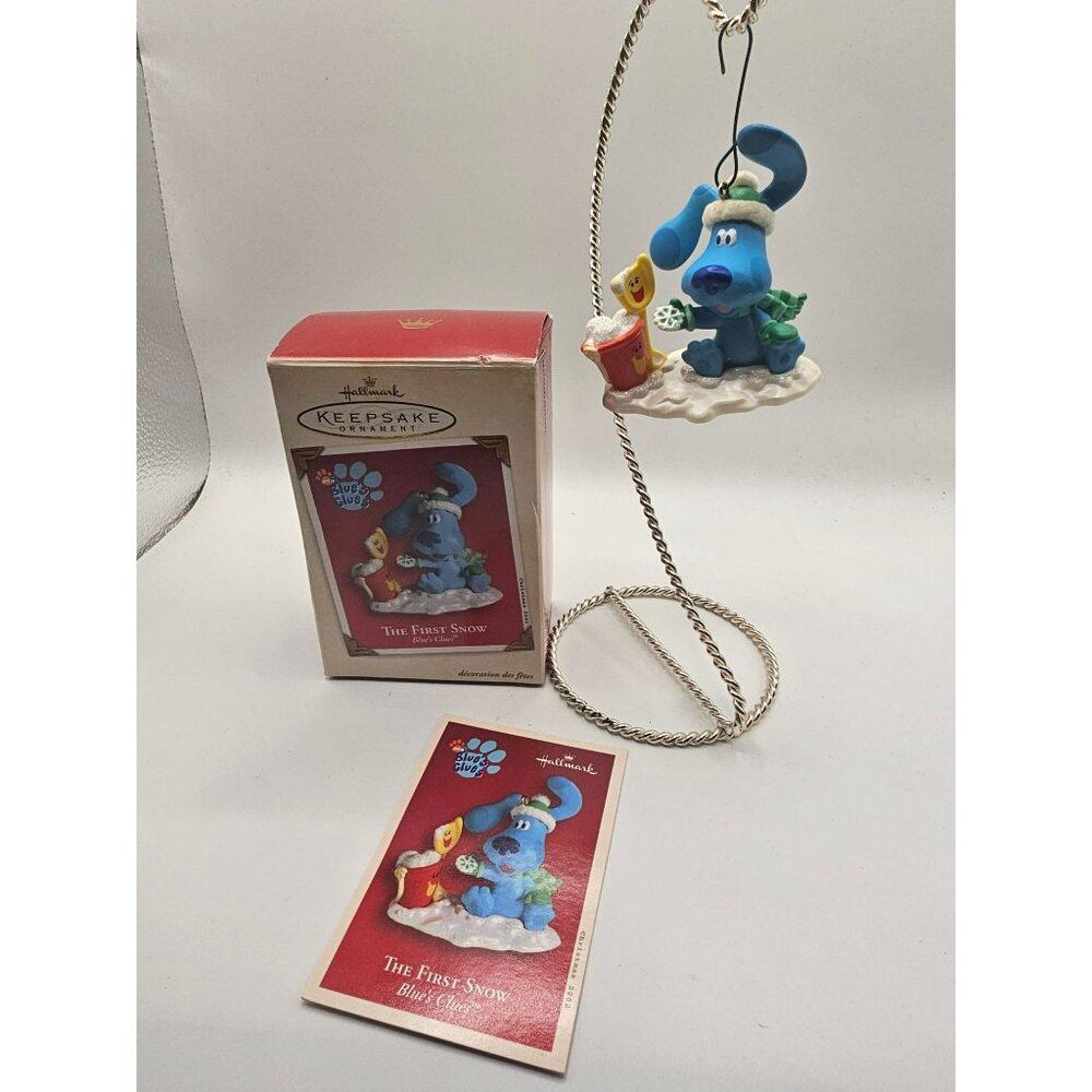 Hallmark Keepsake‎ Ornament The First Snow Blues Clues 2002 With Box